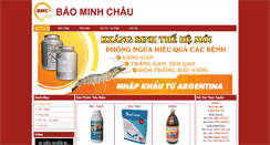 Desktop Screenshot of baominhchau.com